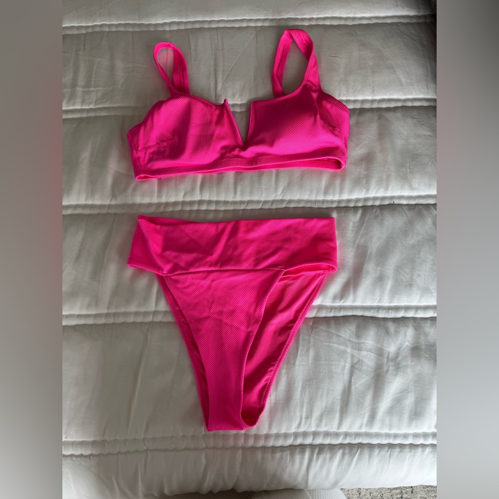 Vibrant Pink Bikini Set